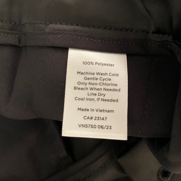 Talbots Black Satin Dress Pants - Picture 6 of 11